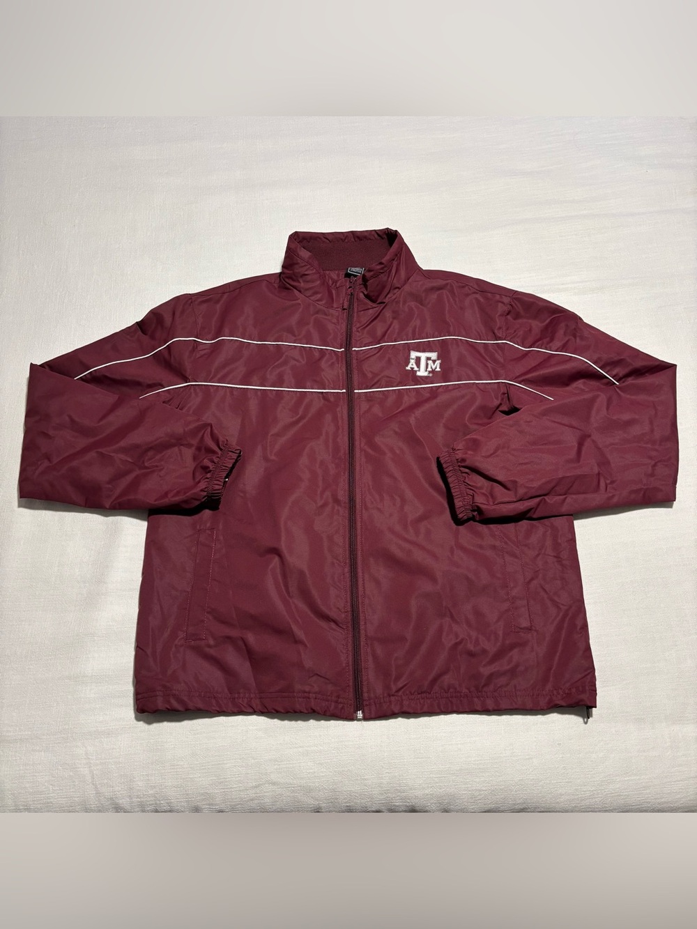 Vintage Colosseum Texas A&M Aggies Full Zip Windbreaker Jacket | Men’s Size XXL